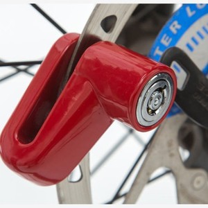 Candado de disco Jakroo para scooter, antirrobo de metal, azul y rojo, JK 303, actualización de reequipamiento - Product Image 4