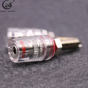Adaptateur de borne de câble pour haut-parleur <span class=keywords><strong>audio</strong></span> HIFI DIY YIVO XSSH, borne de connexion OEM plaquée rhodium, prise femelle banane - Product Image 2