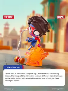 ป๊อปมาร์ทแท้แบบดั้งเดิมสำหรับมาร์เวลสไปเดอร์แมนข้ามชุดสไปเดอร์เวิร์ส PVC แอ็กชันฟิกเกอร์ตาบอดกล่องตกแต่งของขวัญ - Product Image 5