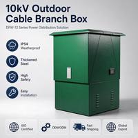Wanbo -282 Boîtier de distribution de câbles haute tension DFW-12 10kV 630A extérieur résistant aux intempéries, armoire de jonction de câbles électriques