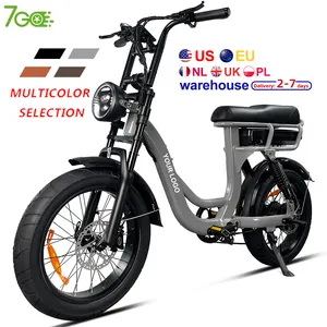 EB8 SHIMANO 7 속도 기어 전자 자전거 20 26 바퀴 크기 전기 하이브리드 자전거 48V 500W 18.2AH 지방 타이어 전자 자전거 EU 미국 GER 창고