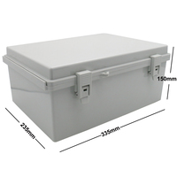 Caja de ABS a Prueba de Polvo y Agua para Gestión de Cables con Orificios Perforables y Resistente a los Rayos UV