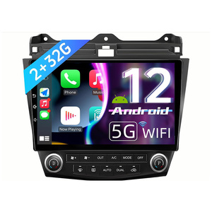 10,1 pulgadas Android Car Radio Carplay Gps navegación Wifi estéreo coche Android Unidad Principal para Honda Accord 7th 2003-2007 - Product Image 1