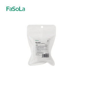 FaSoLa Facial Cleanser <b>Clip</b> Wall Mounted White Durable Adhesive <b>Hook</b> For Bathroom Use - Product Image 1