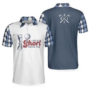 Camisetas de golf personalizables de alta calidad para hombre, logotipos bordados, poliéster/nailon transpirable duradero, ecológico, de secado rápido para - Product Image 2