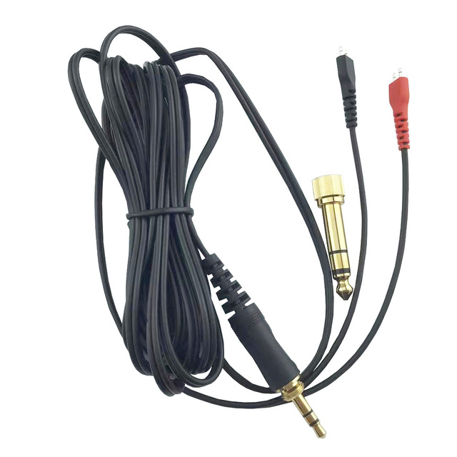 Lengtion Replacement Lightweight 2.5m Audio Cables for Sennheiser HD25 HD560 HD540 HD430 HD250 Headphones Extension Cord 6.35mm