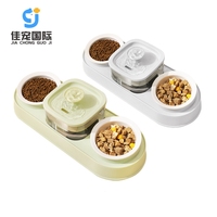 Nouvelle conception Fontaine à eau automatique pour animaux de compagnie 3 en 1 et distributeur de nourriture pour chats avec bol en plastique pliable et étanche