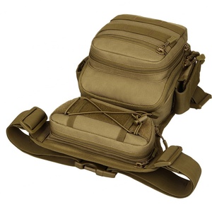 Ceinture de hanche tactique en nylon 1000D unisexe pour la chasse, la randonnée, la pêche, sac de jambe - Product Image 5