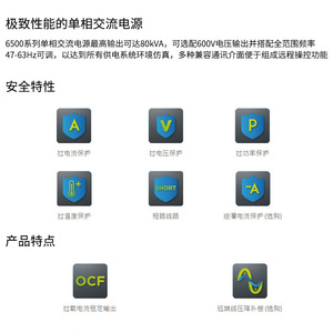 Alimentation électrique programmable haute puissance Huayi EEC 6510 6520 6530 6540 6560 6580 pour usage industriel - Product Image 2