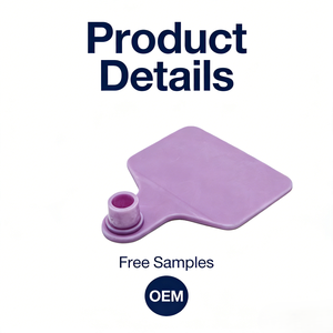 Etichette auricolari di sicurezza elevata HS-ET0001 per ovini e bovini con logo personalizzato e materiale TPU - Product Image 4