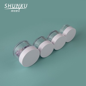 Shunxu <b>Plastic</b> Jars 10g 15g 20g 30g Round Transparent With White Lid For Cosmetic Cream <b>Packaging</b> - Product Image 3