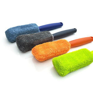 Brosse de nettoyage pour roues et jantes de voiture NIKO, brosse pour pneus de voiture avec housse en microfibre - Product Image 2