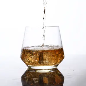 FAWLES BSCI Wholesale Whisky Tasting Glass Wine Glasses Whiskey Tumbler Glass Cup Stemless Wine Glass Set