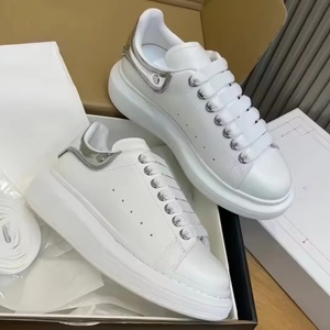 Luxury Designer Shoes Women High Quality Mqqueen White Mesh Fashion <b>Sneakers</b> Sports Shoes Platform Anti-Slippery Walking Shoes - Product Image 4