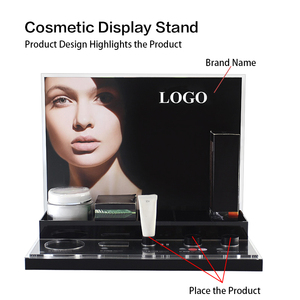 Tùy chỉnh màu đen Acrylic hiển thị mỹ phẩm Rack tái chế trang điểm tổ chức cho các cửa hàng bán lẻ - Product Image 6