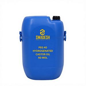Huile de ricin hydrogénée PEG 60, parfums, cosmétiques, systèmes transparents, réservoirs IBC de 50 kg/200 kg/1000 kg, marque SWADESH - Product Image 1