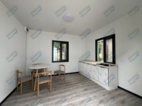 Conteneur préfabriqué moderne de 40 pieds sur 20 pieds, cabine portable démontable, 2 chambres, pour usage résidentiel, avec applications pour gymnases, écoles et centres commerciaux