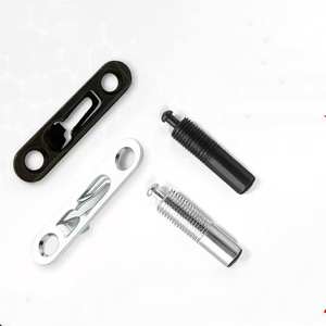 Plaque de fixation GQK en fer chromé pour armoire et penderie – Accessoires de quincaillerie de combinaison de meubles, moderne et simple - Product Image 6