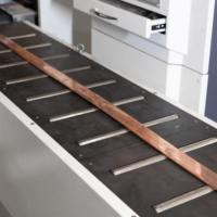 Máquina de Corte, Punción y Doblado de Barras de Cobre y Aluminio CNC de Alta Velocidad LEADWIN, Certificación CE ISO, para Gabinetes de Distribución de 15 mm