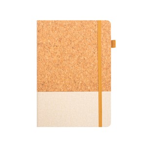 Logo personnalisable A5 Cahier épissé en paille de blé en liège Pu Bande élastique Ligne horizontale Journal Personnalisation d'entreprise - Product Image 6