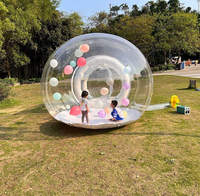 3m 4m 5m Bulle gonflable PVC Globe clair transparent Igloo Dome party Event Wedding with blower Gonflable Bubble tent