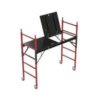 Échafaudage 2M 3M One Man Mini Plate-Forme Échelle en métal 6Ft Échafaudage en acier 10 mètres Mobile Manuel 6M 8 mètres