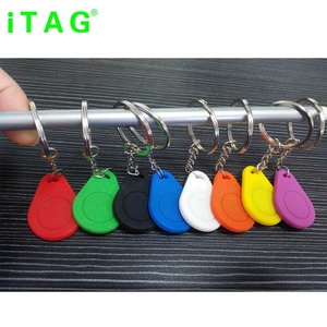 Tùy chỉnh có sẵn 125Khz ID ABS RFID keyfob 13.56MHz IC nhựa Keytag thương hiệu Kích hoạt sự kiện RFID Keychain - Product Image 3