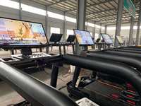 Caminadora de Alta Calidad con Pantalla Táctil para TV, Equipo de Cardio para Gimnasio Comercial/Doméstico, Caminadora Eléctrica con Motor