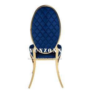 Silla moderna <span class=keywords><strong>para</strong></span> banquetes <span class=keywords><strong>de</strong></span> acero inoxidable dorado <span class=keywords><strong>para</strong></span> eventos, comedor con cómodo cojín <span class=keywords><strong>de</strong></span> terciopelo <span class=keywords><strong>de</strong></span> cuero con respaldo - Product Image 5