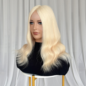 Ready to Ship Medical <b>Wig</b> Supplier European Mono Top Medical Human Hair <b>Wig</b> for Alopecia Full Silicone Jewish Medical <b>Wig</b> - Product Image 3