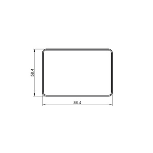 Pot rectangulaire 100ml avec couvercle antidérapant - Product Image 3