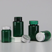 Prix de gros – Flacons cylindriques vides en plastique de 60 ml et 100 ml pour capsules, contenants pour pilules de vitamines et produits de santé