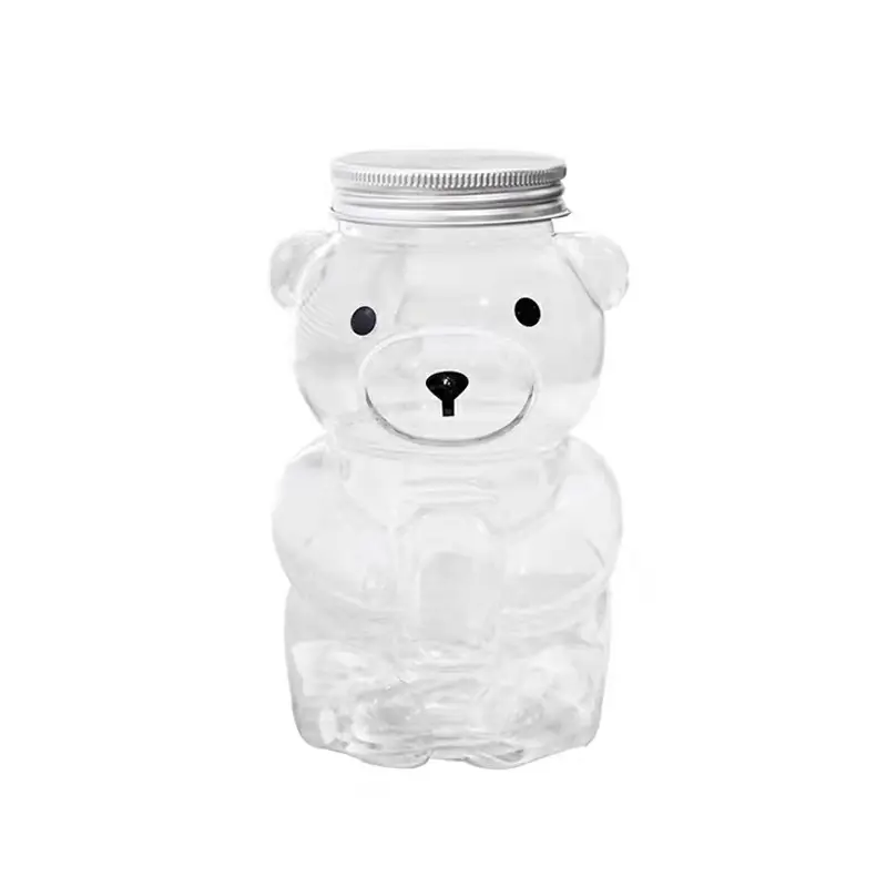Botol beruang lucu 500mlpet kreatif