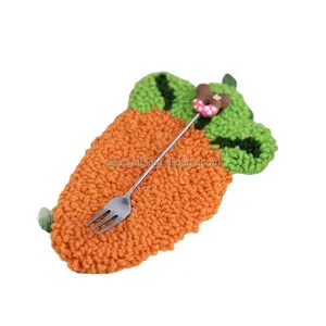 Kits de fabrication d'accrochage de tapis, kit de tapis à crochet de loquet, broderie artisanale de laine à tricoter bricolage avec poinçon, fabrication facile - Product Image 1