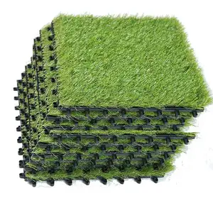 رخيصة الثمن العشب الاصطناعي لتقوم بها بنفسك البلاط ، سهلة التركيب العشب
