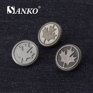 Sanko ציפוי אבץ סגסוגת כביסה ללא צמוד ניקל מרוסק דקורטיבי חתיכים כובע כפול 10 מ מ מ "מ מסמרות יהלומים - Product Image 1