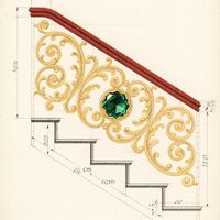 [Direct Usine] Main courante de luxe en alliage d'aluminium pour villas, garde-corps d'escalier personnalisé gaufré, installation au sol