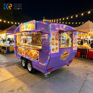 Food Truck per BBQ, Pizza, Hamburger, Gelato, Caffè, Produzione Personalizzata di Furgoni per Cibo da Strada in Vendita negli USA, Rimorchio per Cibo Turco - Product Image 3