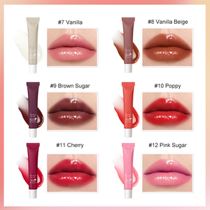 Brillo Labial con Péptidos, Bálsamo Labial Vegano Personalizable, Etiqueta Privada OEM, Lápiz Labial Vegano Orgánico con Manteca - Product Image 4