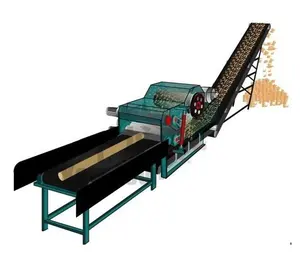 CE BX drum wood veneer shredder, wood chipper machine, wood cutting machine used in wood pellet line