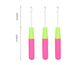 Vente en gros Crochet en plastique Poignée Loquet Crochet pour tressage Extensions de cheveux Perruques - Product Image 5