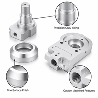 Pièces métalliques usinées CNC de précision ISO9001 pour équipements d'automatisation robotique et assemblages mécaniques industriels