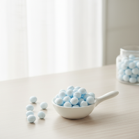 Gezonde snoepjes suikervrij vitamine C muntjes 500g 16 zakjes fruitige bosbes smaak snack voor kantoor gebruik