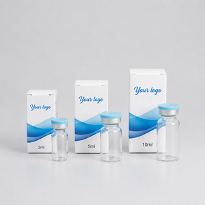Caja de Papel Impresa Personalizada OEM para Envase Exterior de Viales de Péptidos Liofilizados para Viales de Péptidos de 2ml, 5ml y 10ml - Product Image 1