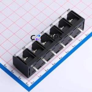 DBT40C-13.0-6P-BK-P Barrier <b>Terminal</b> <b>Block</b> Through hole Component (THT),P=13mm Connector - Product Image 2