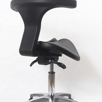 Chaise de selle à levage pneumatique réglable ESD avec dossier, pièces de chaise, directement de l'usine, personnalisable