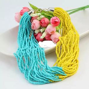 Collar de Cuentas Hecho a Mano para Mujer, con Cuentas de Semillas, para Bodas Judías, Tamaño Personalizable - Product Image 4