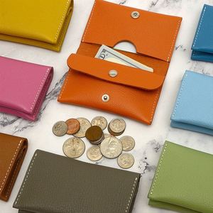 Multi-<b>Card</b> Slot Pu Leather Snap Button Coin Purse Practical Compact Credit Access <b>Card</b> <b>Holder</b> <b>Wallet</b> Unisex - Product Image 1