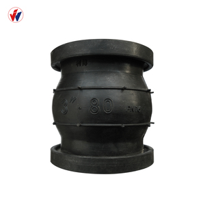 Joint de dilatation flexible à sphère unique en caoutchouc EPDM NBR Néoprène, connecteur de tuyau vulcanisé à basse pression sans bride, OEM - Product Image 2
