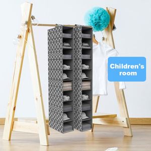 Authentic Multiple Layers Scarf Hat Clothes Storage Shelf Organizer Foldable Hanging Closet Organizer Non-woven Storage <b>Bags</b> - Product Image 3